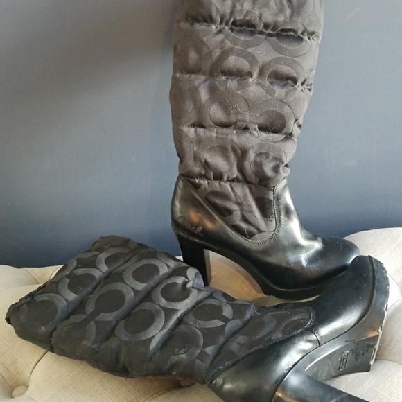 Coach waterproof dress boots - Picture 1 of 2